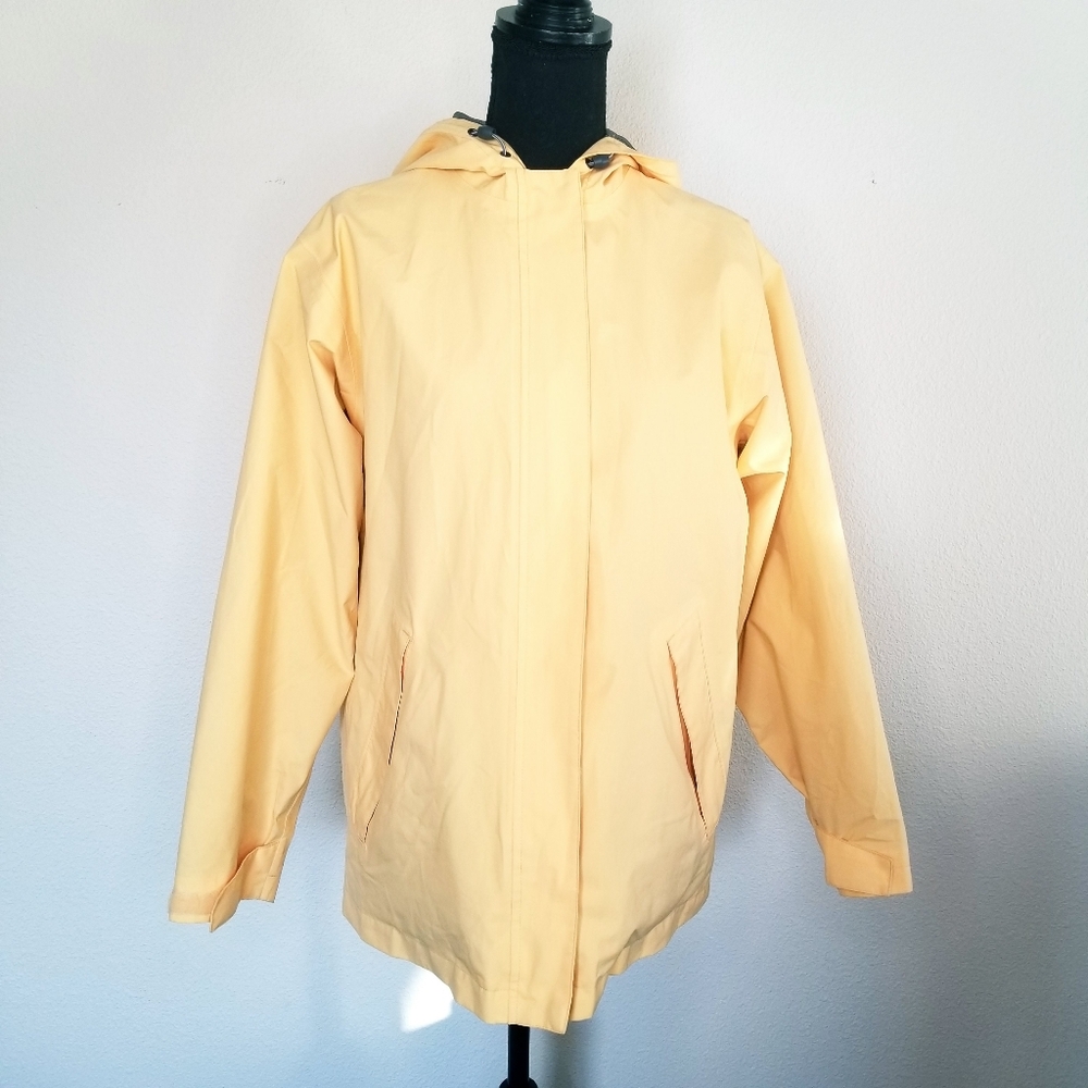 LAND' END Gortex Rain Jacket Yellow M